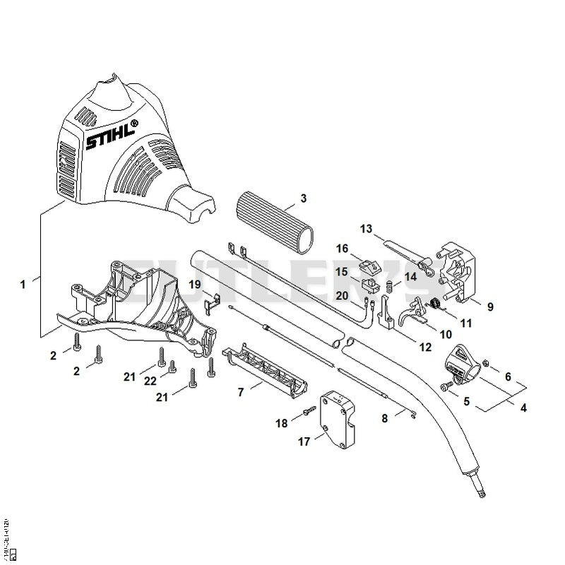 Engine housing FS 46