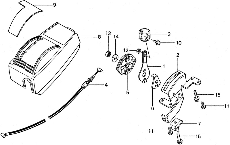 THROTTLE LEVER@CONTROL   COVER