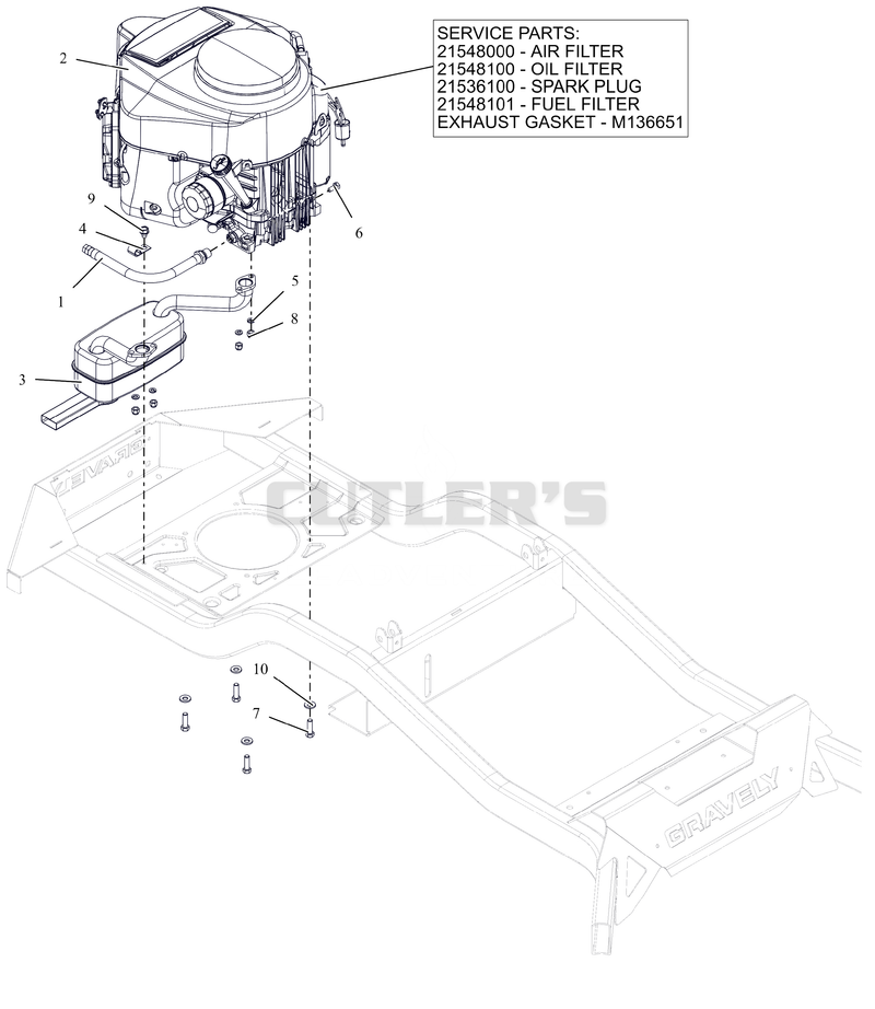 Engine - Kawasaki FR691