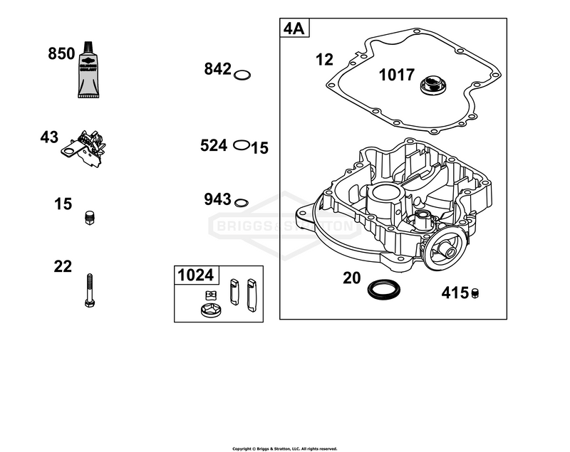 Crankcase Cover/Sump Group