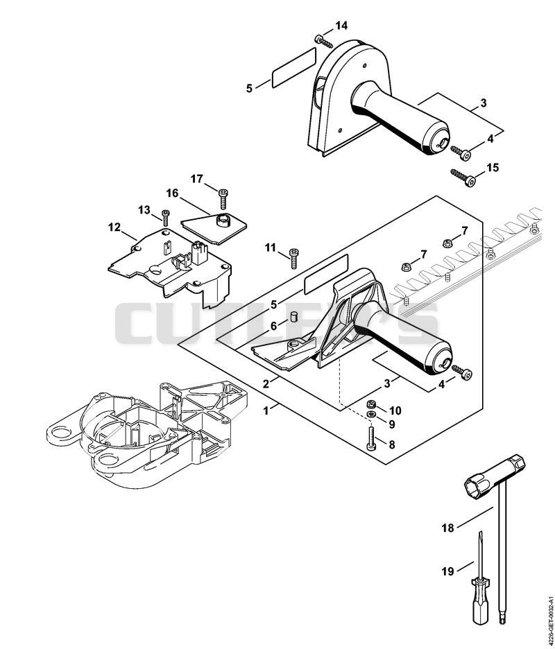 Handle HS 85, Tools