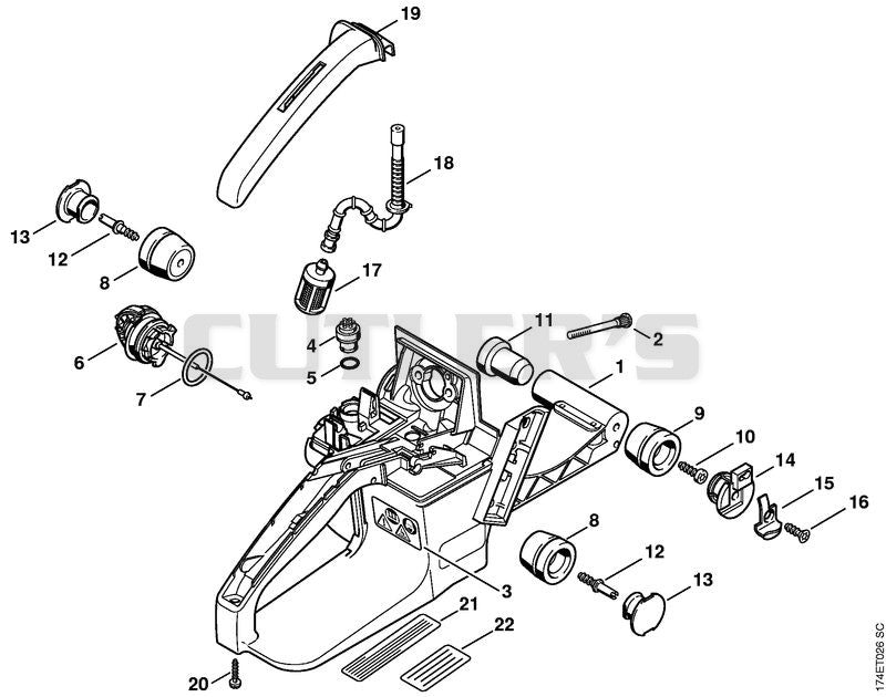 Tank housing, AV-System