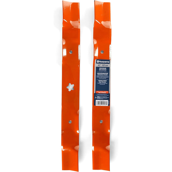 Husqvarna 954636867 Pack of 2 Mulching Blades for YTH/LTH/TS Mowers