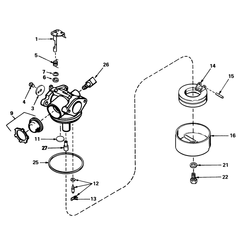 Carburetor No 632050a