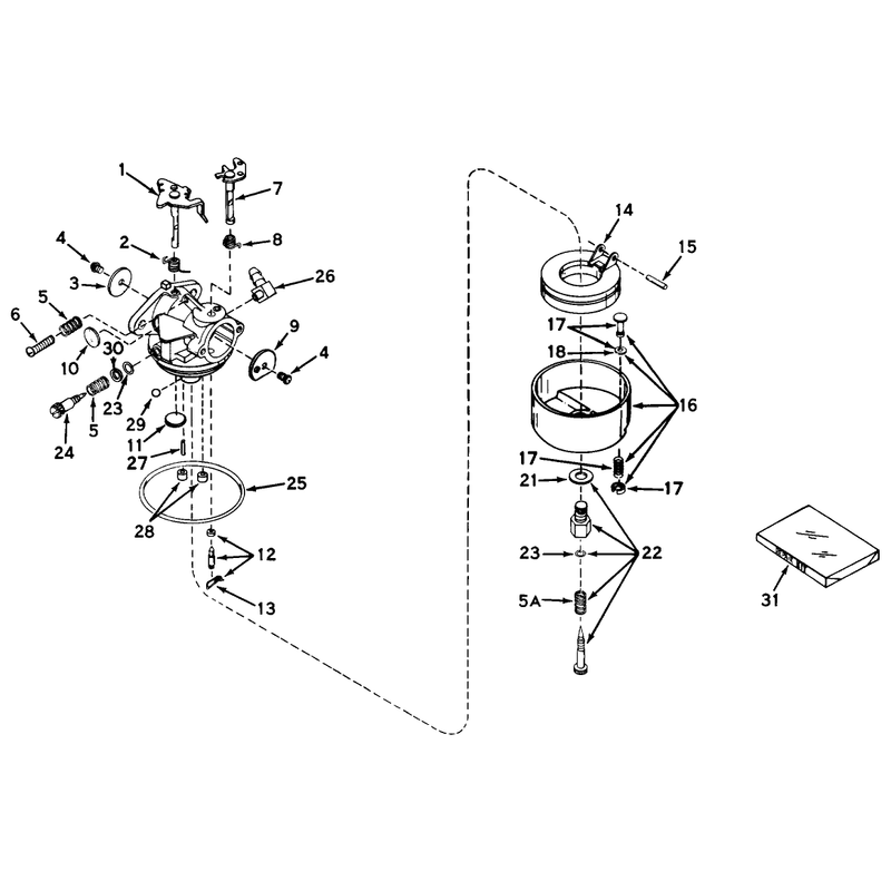 Model 631447 Carburetor Assembly