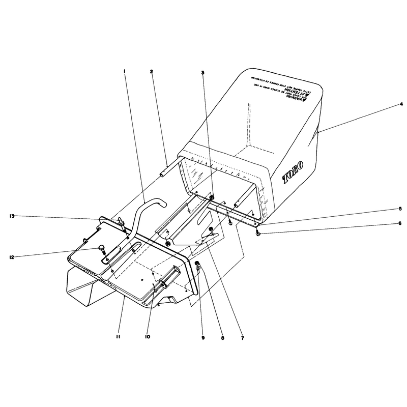 Grass Catcher Assembly Model No 16880 and 16890