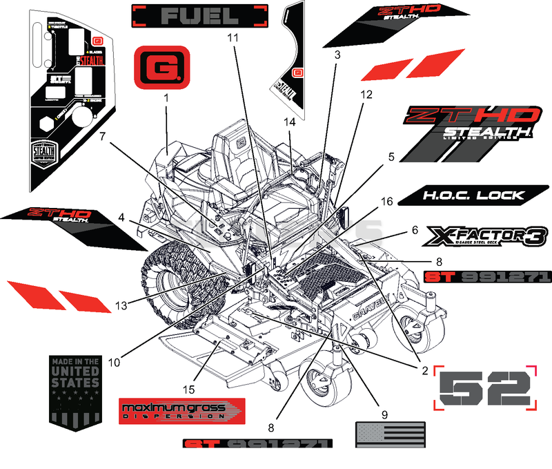 Decals -Style - 52"