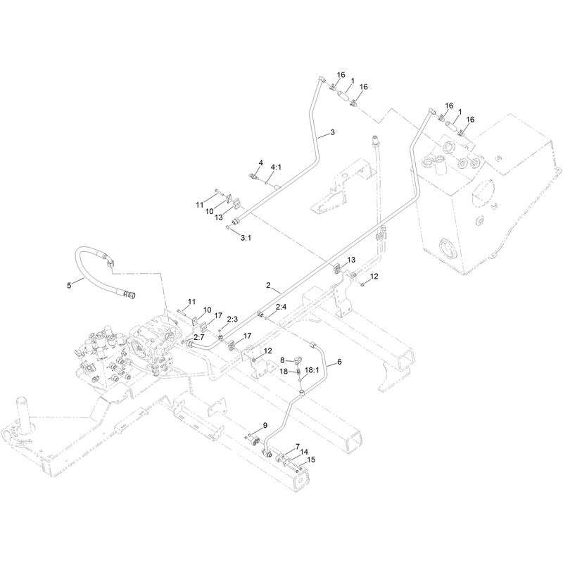 Hydraulic Tank Hydraulic Hose Assembly