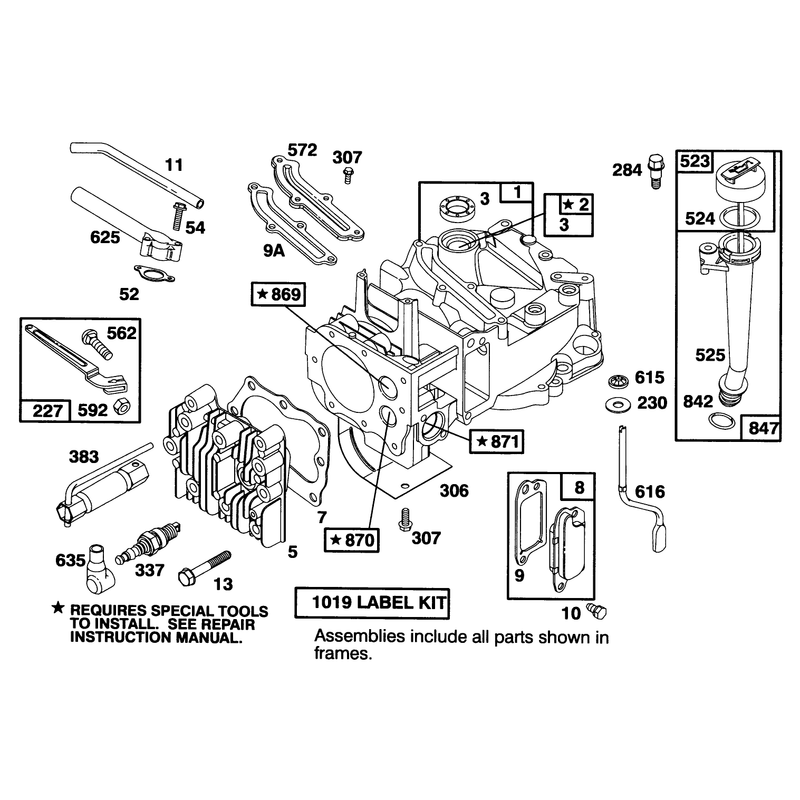 Engine Briggs and Stratton Model 127702-0115-01