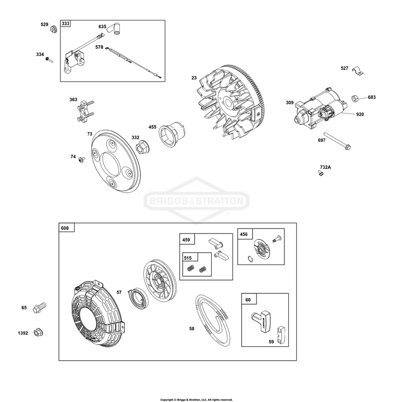 Flywheel, Ignition, and Starter Group