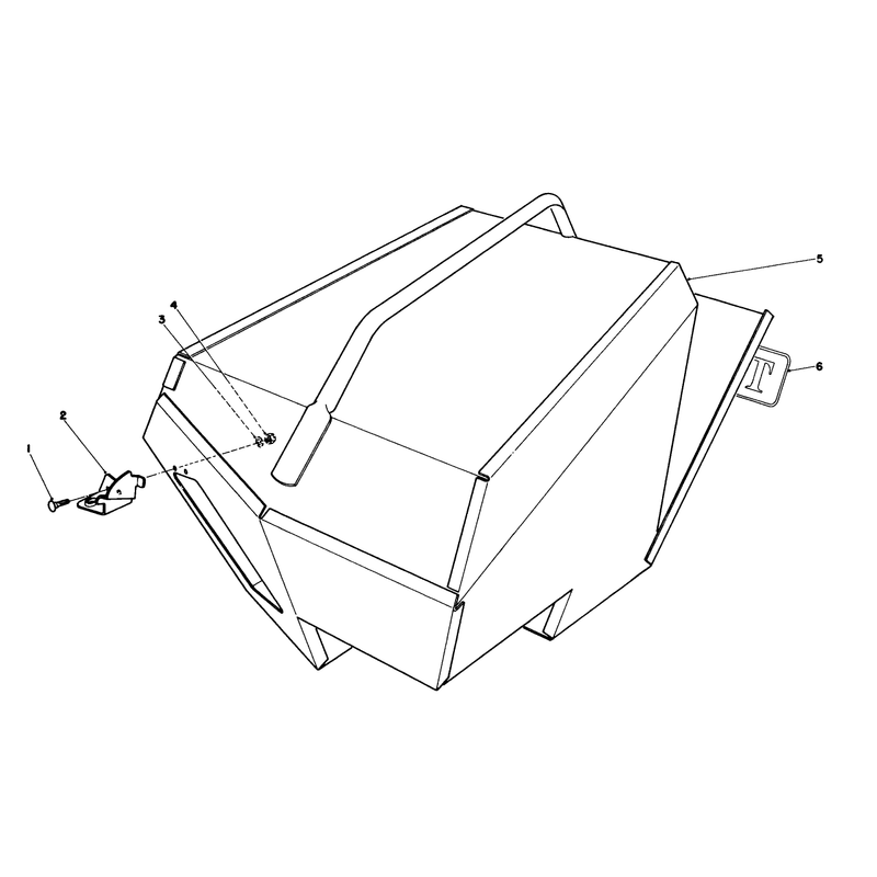 Steel Grass Catcher Model 22099optional