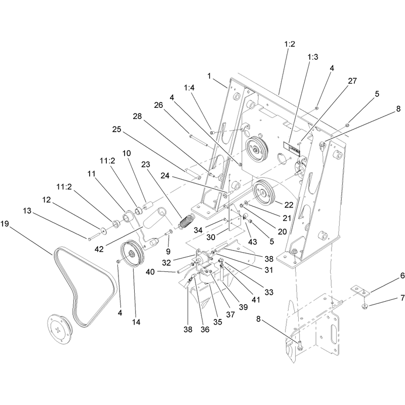 Loader Tower and Drive Assembly