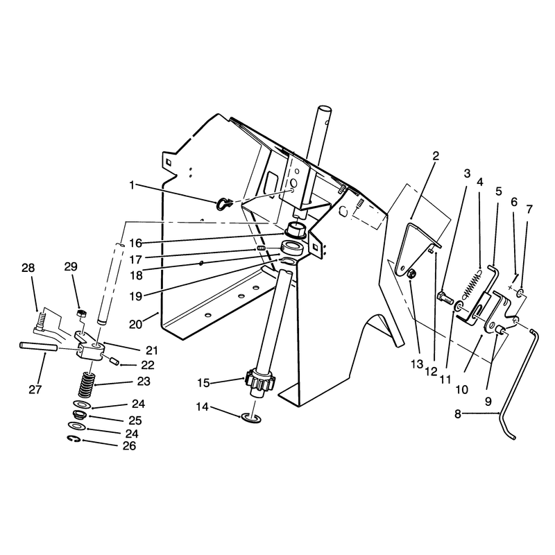 Steering Shaft and Indicator Assembly