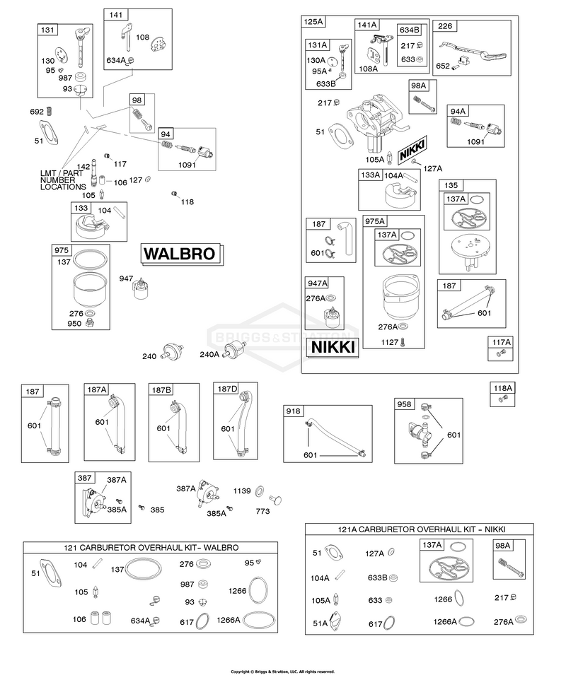 Carburetor, Kit - Carburetor Overhaul