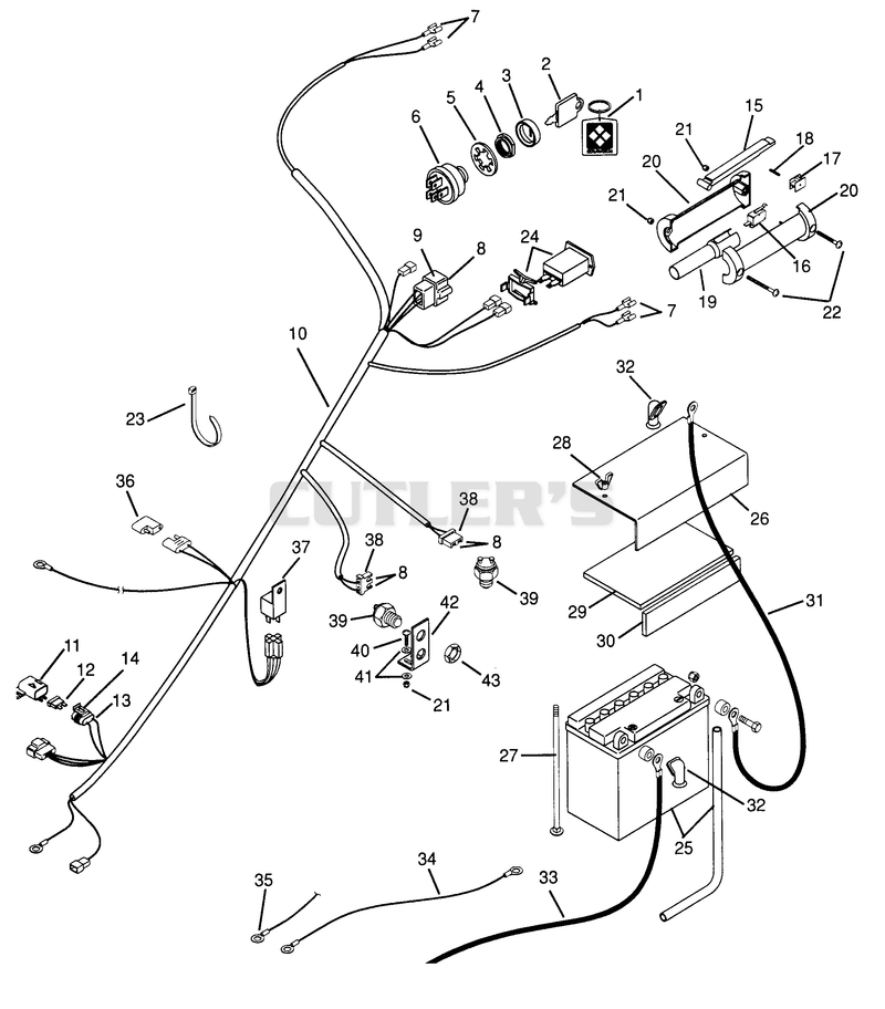 Electric System - 18 H.P. (Electric Start)
