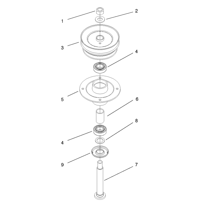 Spindle Housing Assembly No 104-6314