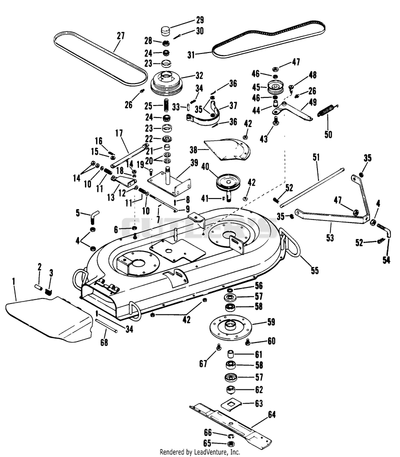 ROTARY MOWER 38"