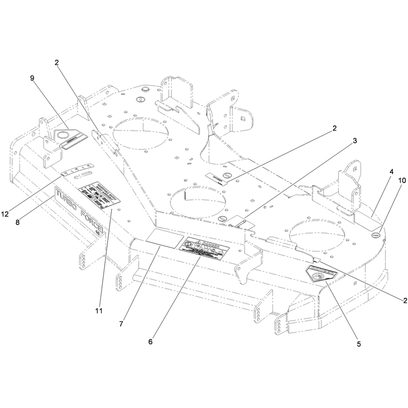 Deck Decal Assembly No. 114-5805