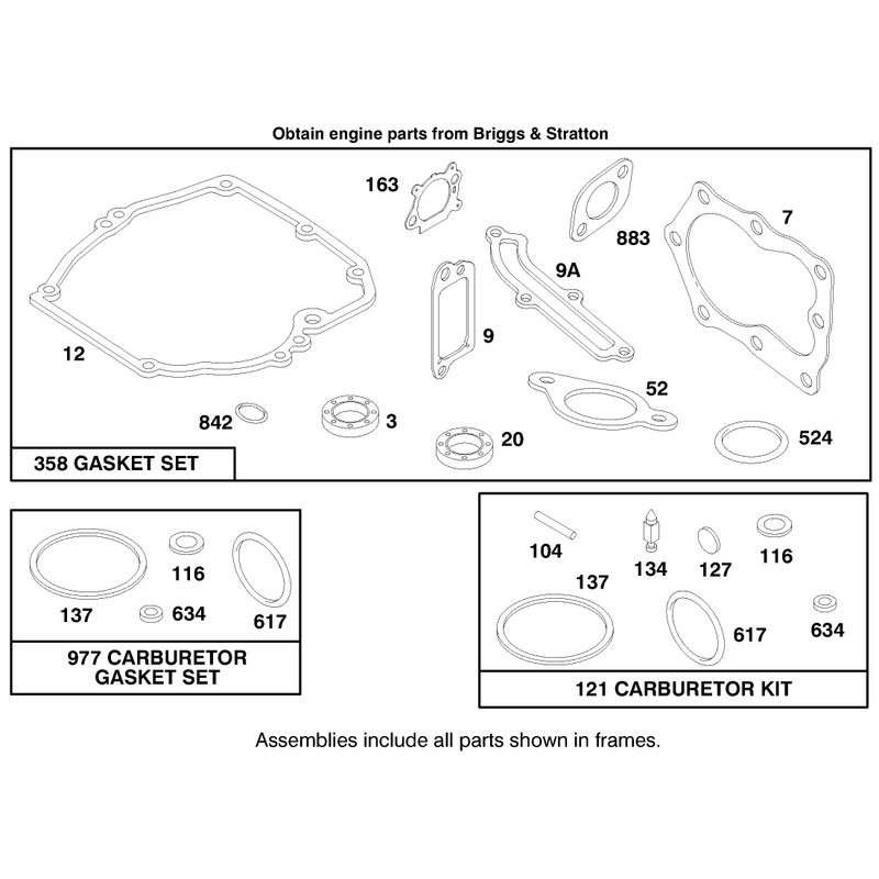 Engine Briggs and Stratton Model 12f802-0667-01