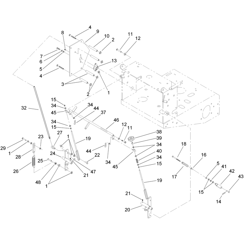 Pivot and Linkage Assembly
