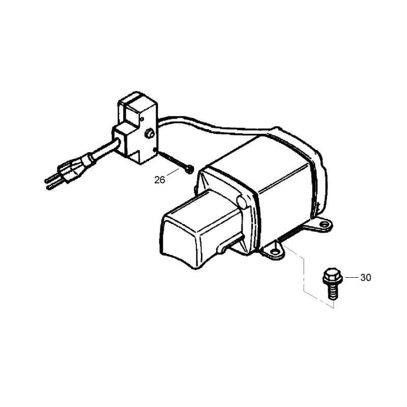 Electric Starter No. 38025  Tecumseh OH195SA-72568G