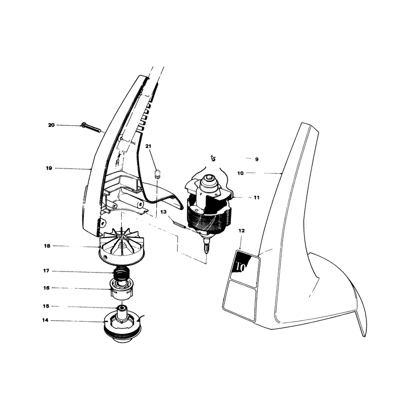 Motor and Housing Assembly