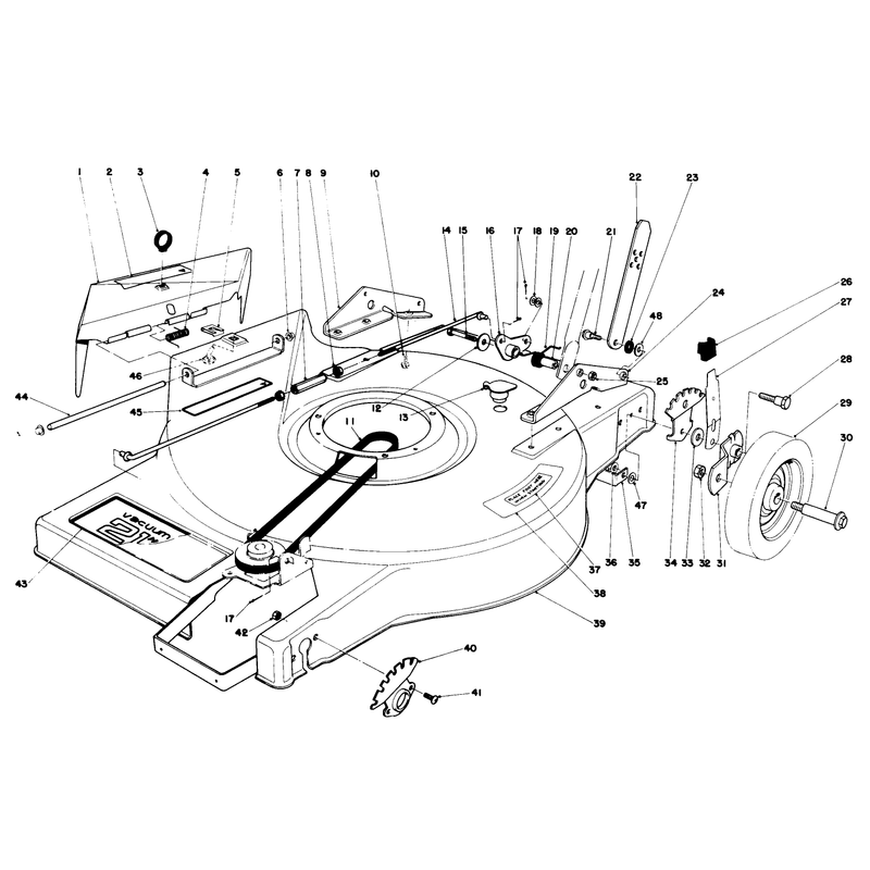 Mower Housing Assembly Model 16810