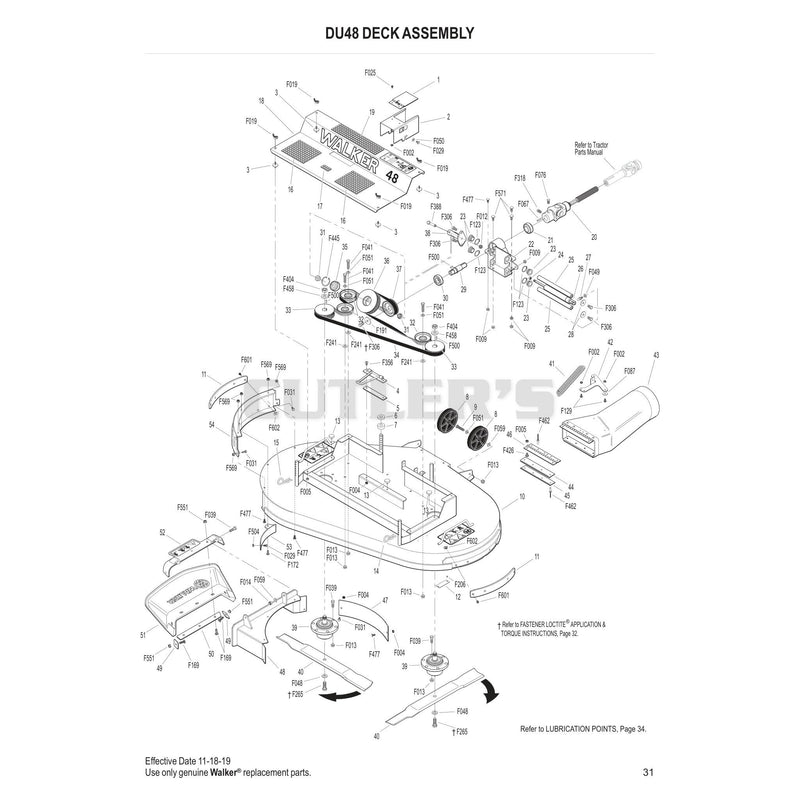 DU48 Deck Assembly