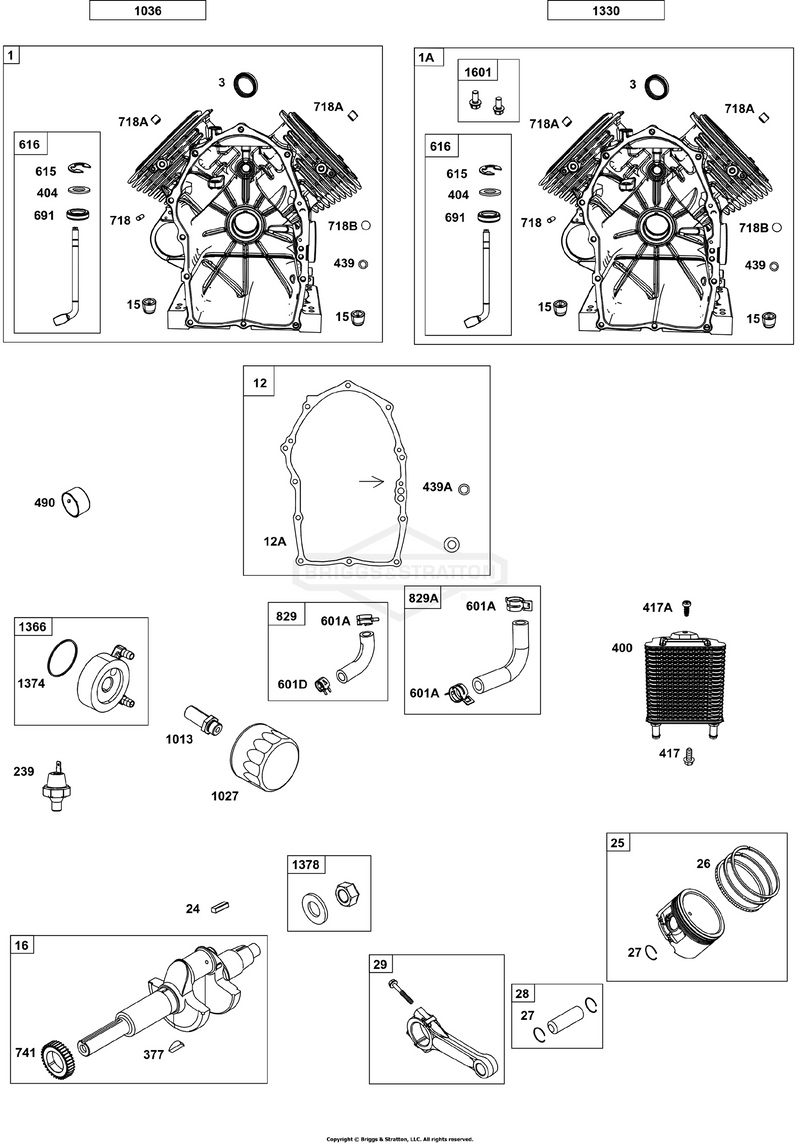 Cylinder, Crankshaft, Piston/Rings/Connecting Rod