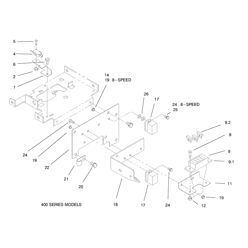 Hoodstand Electrical Housing and Wire Harness