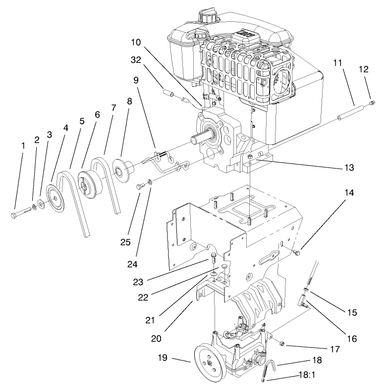 Engine And Transmission Assembly