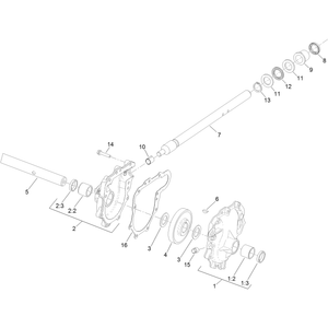 28 Inch Auger Gearcase Assembly No 125-7926