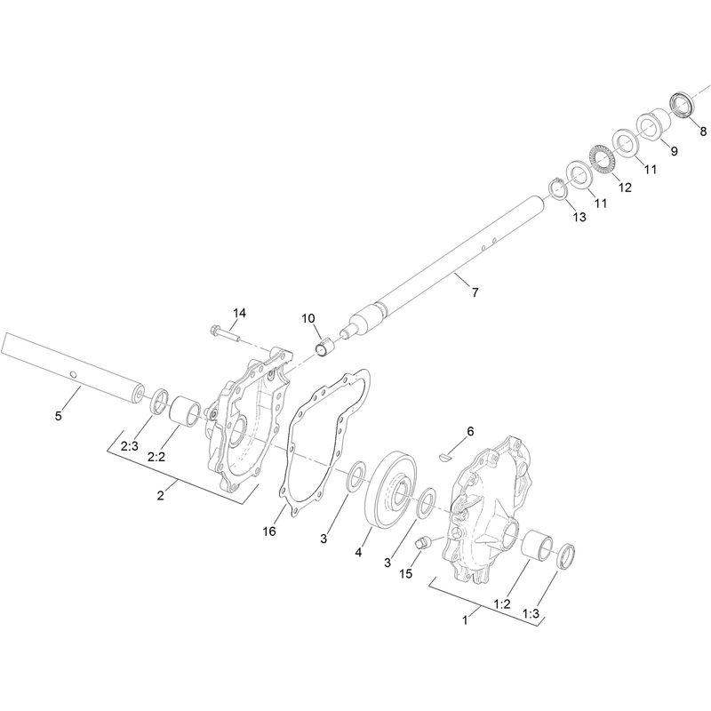 Gear Case Assembly No. 125-7925