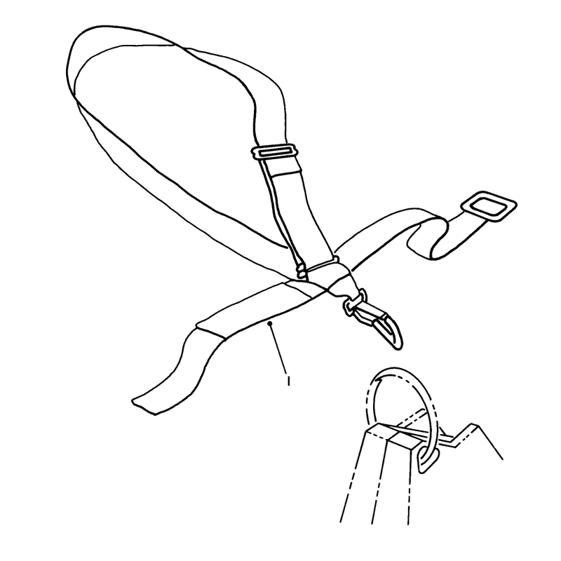 Deluxe Shoulder Belt Harness (optional)
