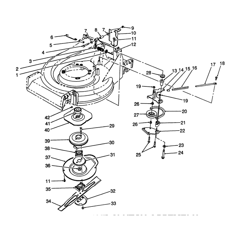 Blade Brake Clutch Assembly