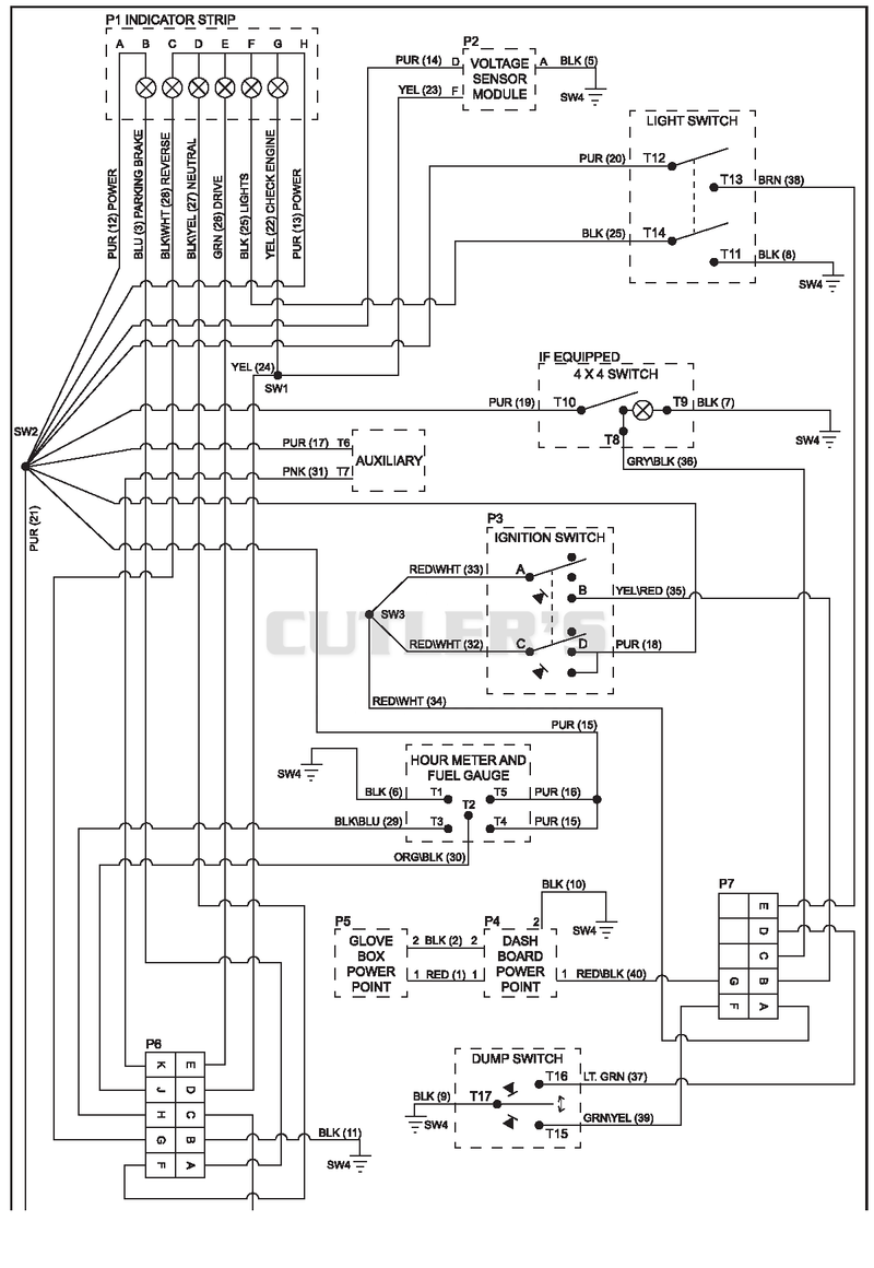 Wiring Diagram - Sub Dash 700