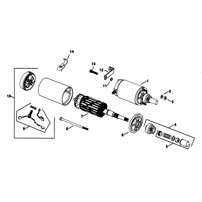 Electric Start Engine Kohler Model No Kt17qs Type No 24324 Continued