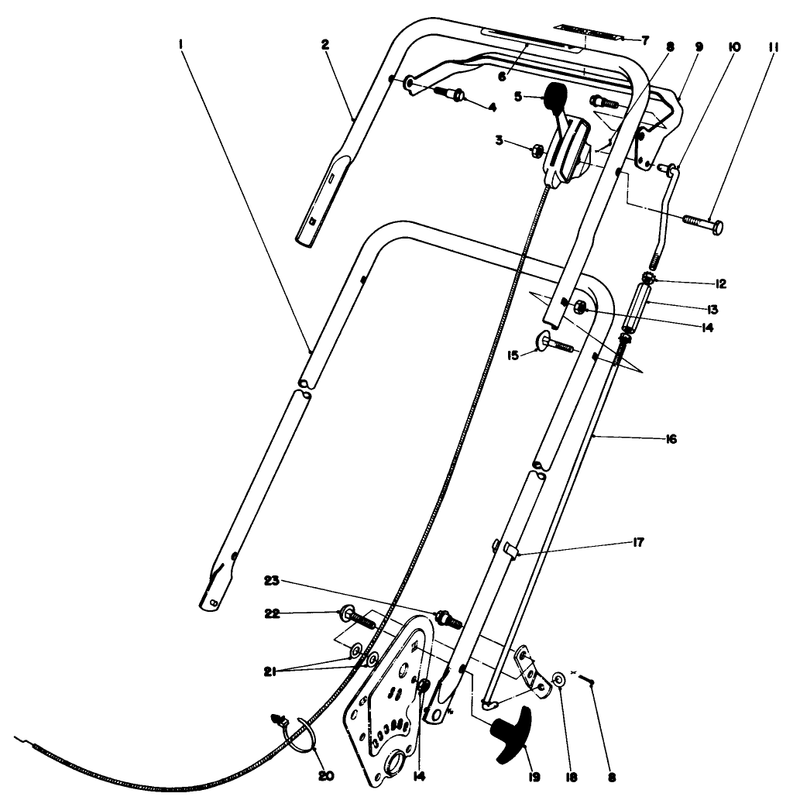Handle Assembly Model No 16890