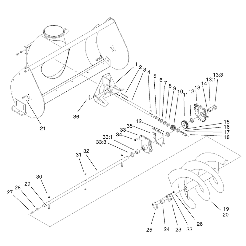 Worm Gear Assembly