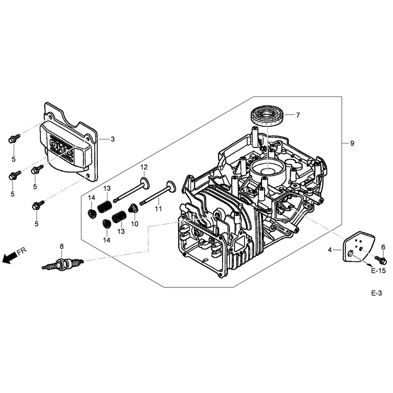 Cylinder Assembly Honda GCV160A-NBL1