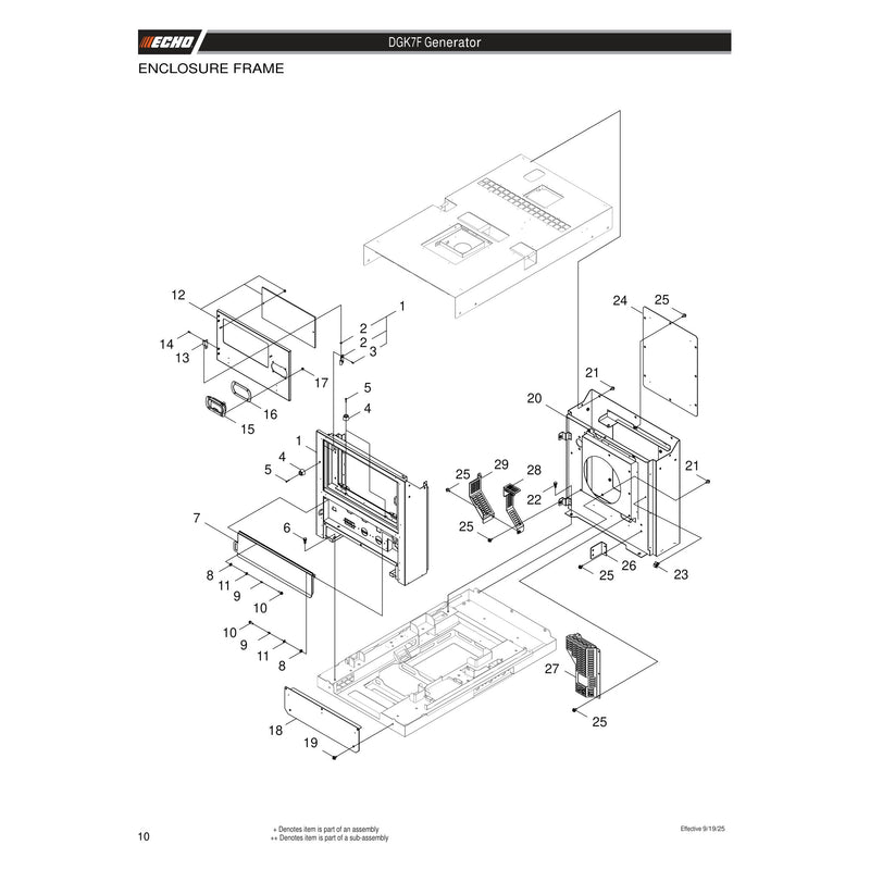 ENCLOSURE FRAME