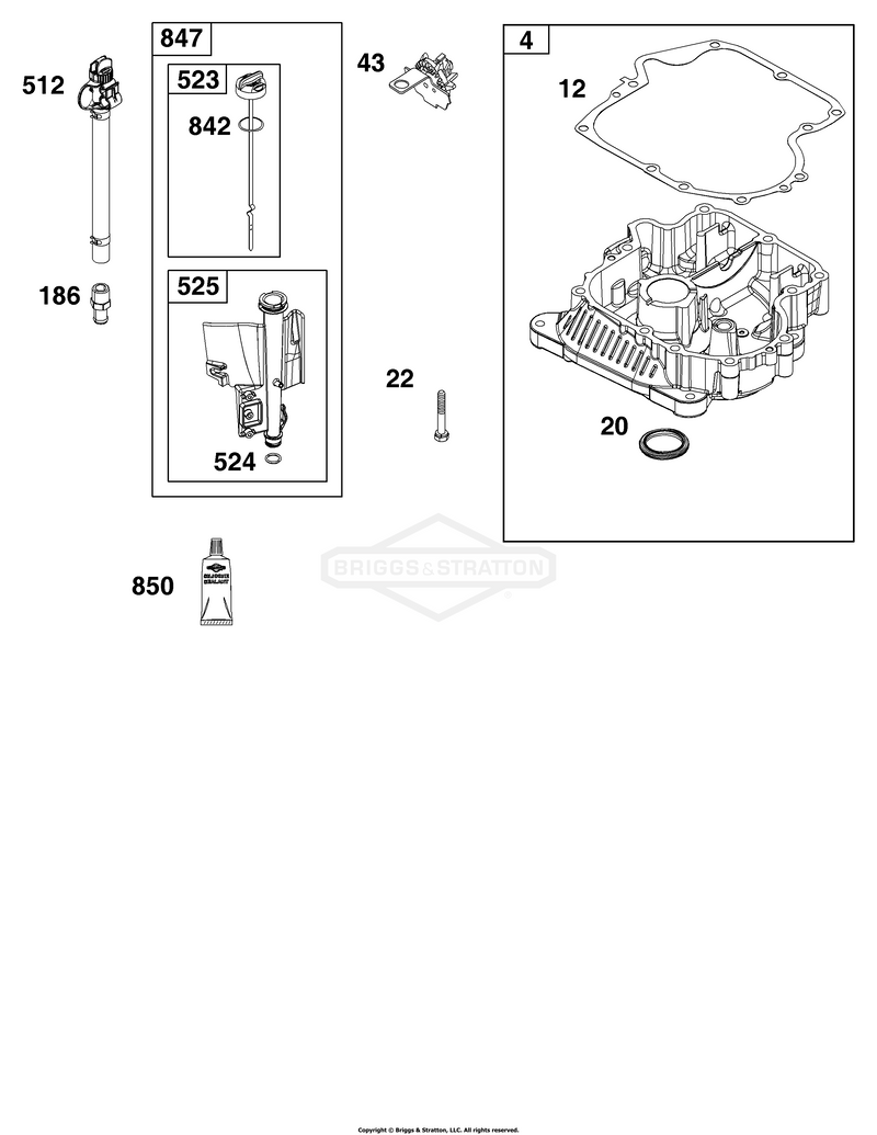 Crankcase Cover/Sump and Lubrication Group
