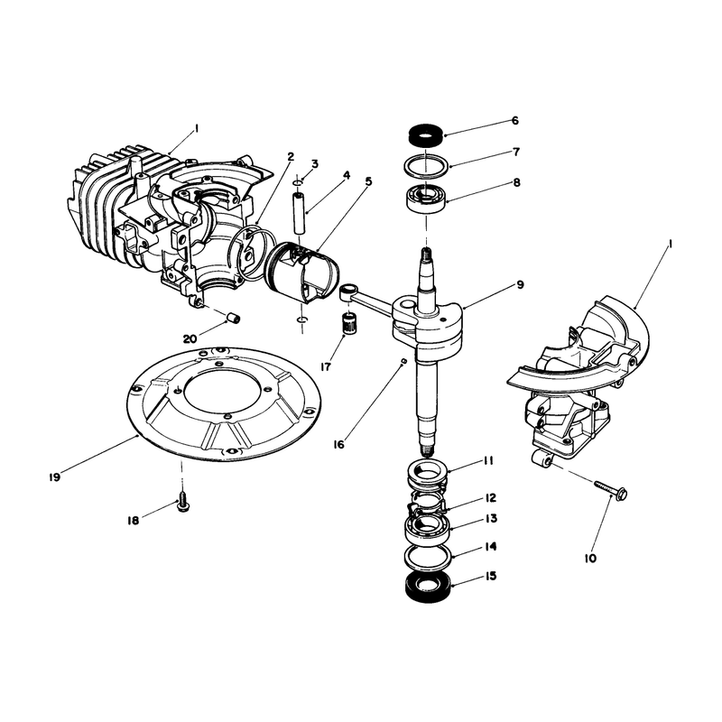 Engine Assembly Engine Model No 47ph7