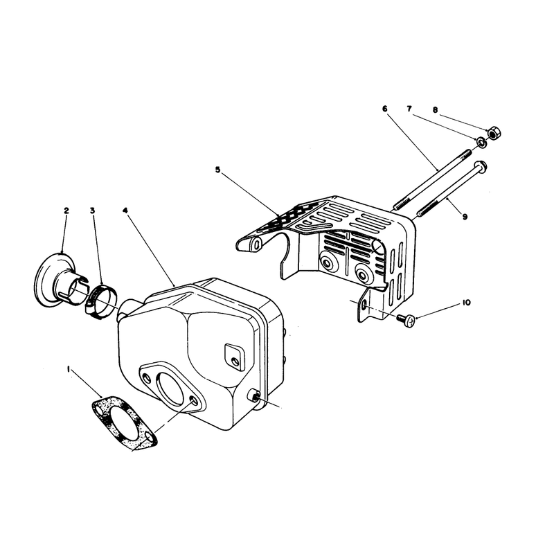 Muffler Assembly Model No 47ph7