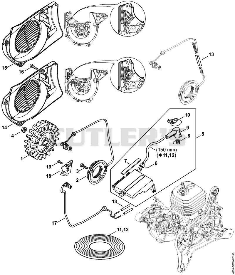 Ignition system, Fan housing