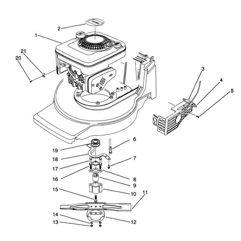 Engine Assembly Model No 20906b