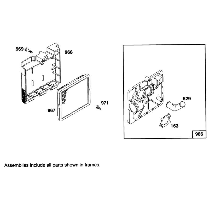Engine Briggs and Stratton Model 122702-0206-01