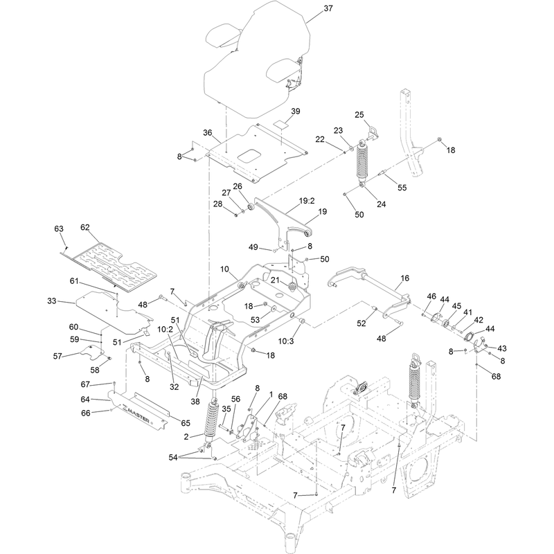Seat Suspension Platform Assembly