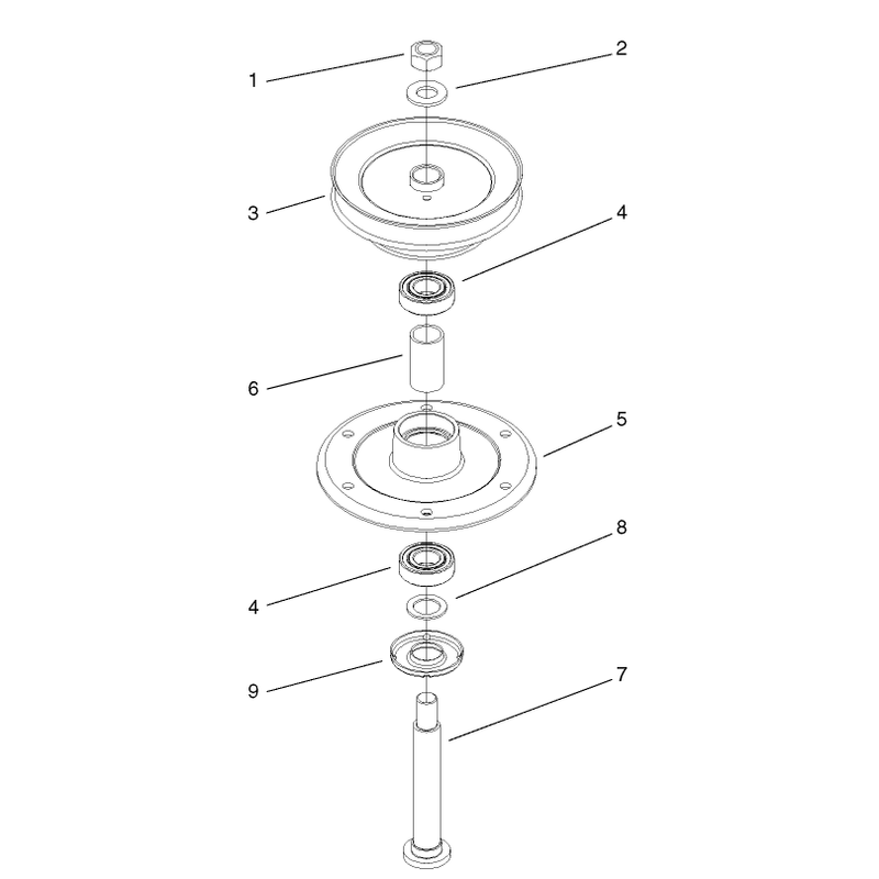 Spindle Housing Assembly No 104-6315
