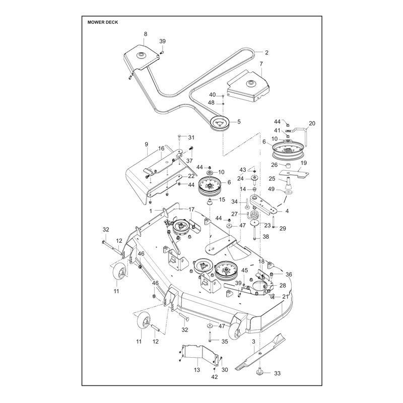 MOWER DECK / CUTTING DECK